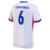 Camisola França Camavinga 6 Homen Equipamento 2ª Euro 2024